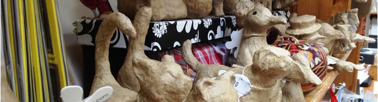 Фигурки из папье-маше