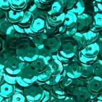 Пайетки круглые 6 мм цвет № М18 бирюза - фото 13777