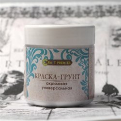 Акриловая универсальная краска-грунт  Craft Premier , Белый - фото 14094
