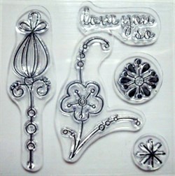 Штампы Studio G (Clear Stamps). Цветы 4 - фото 15336
