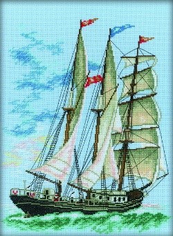 Набор для вышивания  Баркентина - фото 16141