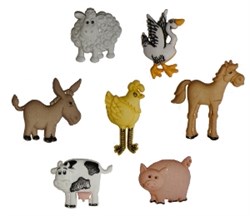 Набор пуговиц  Funny Farm - фото 18406