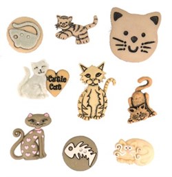 Набор пуговиц  Feline Fancy - фото 18414