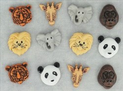 Набор пуговиц  Animal World - фото 18426