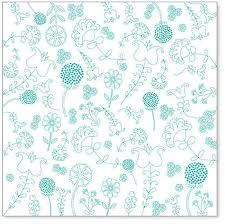 Оверлей лист  EMBROIDERY blue - фото 19199