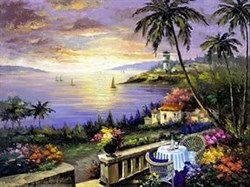 Набор для рисования по номерам  Вечерняя бухта - фото 24266