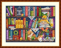 Набор для вышивания  Книжная полка - фото 25096