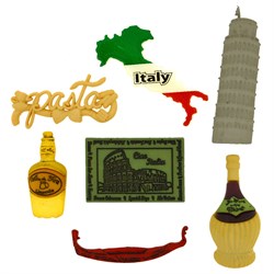 Набор пуговиц  Destination Italy - фото 25318