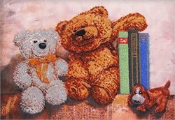Набор для вышивания бисером  Плюшевые медведи 2 - фото 26939