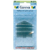 Иглы ручные для шитья, ручные , №1-5, 20 шт - фото 27947