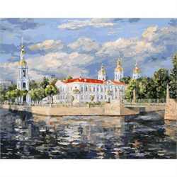 Набор для рисования по номерам  Вид на Никольский собор - фото 28192