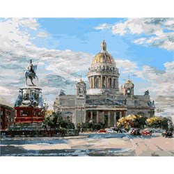 Набор для рисования по номерам  Исаакиевская площадь - фото 28194