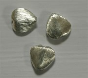 Бусина посеребренная Сердце 10 мм
