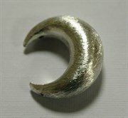 Бусина посеребренная Месяц