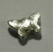 Бусина посеребренная Бабочка