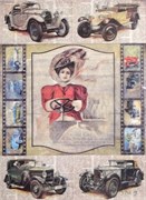 Рисовая бумага для декупажа  Автоледи