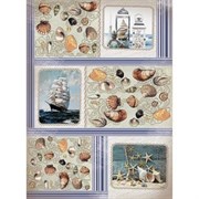 Рисовая бумага для декупажа  Морской берег