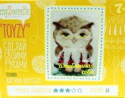 Набор Toyzy картина шерстью  Влюбленная сова