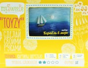 Набор Toyzy картина шерстью  Корабль в море