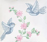 Заготовка для наволочки  Птицы