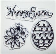 Штамп Пасхальный Happy Easter №1