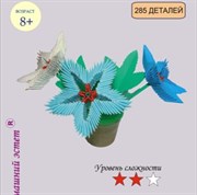 Модульное оригами Зимние цветы Модульное оригами Зимние цветы
