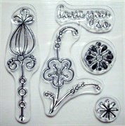Штампы Studio G (Clear Stamps). Цветы 4