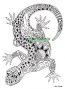 Штамп Ящерица, силиконовый( Earth Art International )