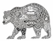 Штамп Медведь, силиконовый ( Earth Art International )
