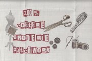Ткань-купон 100% Couture красный