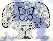 Штамп Дерево жизни, резиновый  ( Earth Art International )