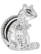 Штамп Бурундук, силиконовый ( Earth Art International )