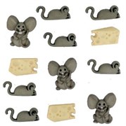 Набор пуговиц  Mice and Cheese