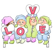 Штамп  LOVE  (Art Impressions)