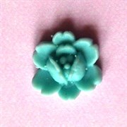 Кабошон  Роза бирюзовая