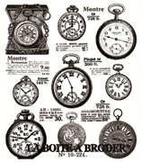 Ткань-купон Montres беж