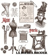 Ткань-купон Mode de Paris беж