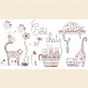 Ткань-купон Chat 31х22