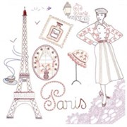 Ткань-купон Paris 24х24