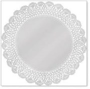Оверлей лист  ANTIQUE DOLLY silver