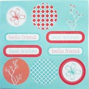 Наклейки Hello Friend