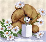 Рисунок на канве  Цветы для мамы
