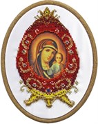 Набор для вышивания бисером и пяльцами  Казанская Божья Матерь