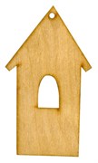 Скворечник с острой крышей, 12 см