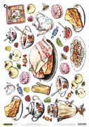 Рисовая бумага для декупажа  Чаепитие