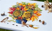 Набор для вышивания  Осенний букет с подсолнухами