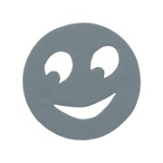 Светоотражающая термоаппликация № 4, смайлик Светоотражающая термоаппликация № 4, смайлик