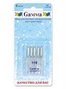 Иглы для бытовых швейных машин Gamma №110 для трикотажа 5 шт. Иглы для бытовых швейных машин Gamma №110 для трикотажа 5 шт.