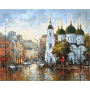 Набор для рисования по номерам  Вид на Сухаревскую площадь