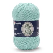 Пряжа Astra Premium Детская 90гр. 270м 35% шерсть меринос, 65% акрил мята